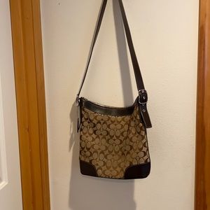 Original coach signature shoulder purse